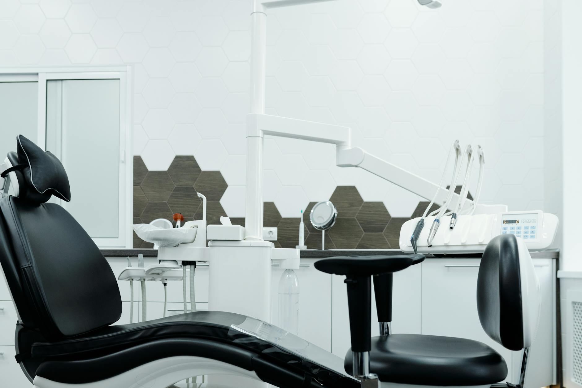 Consultation room with patient chair