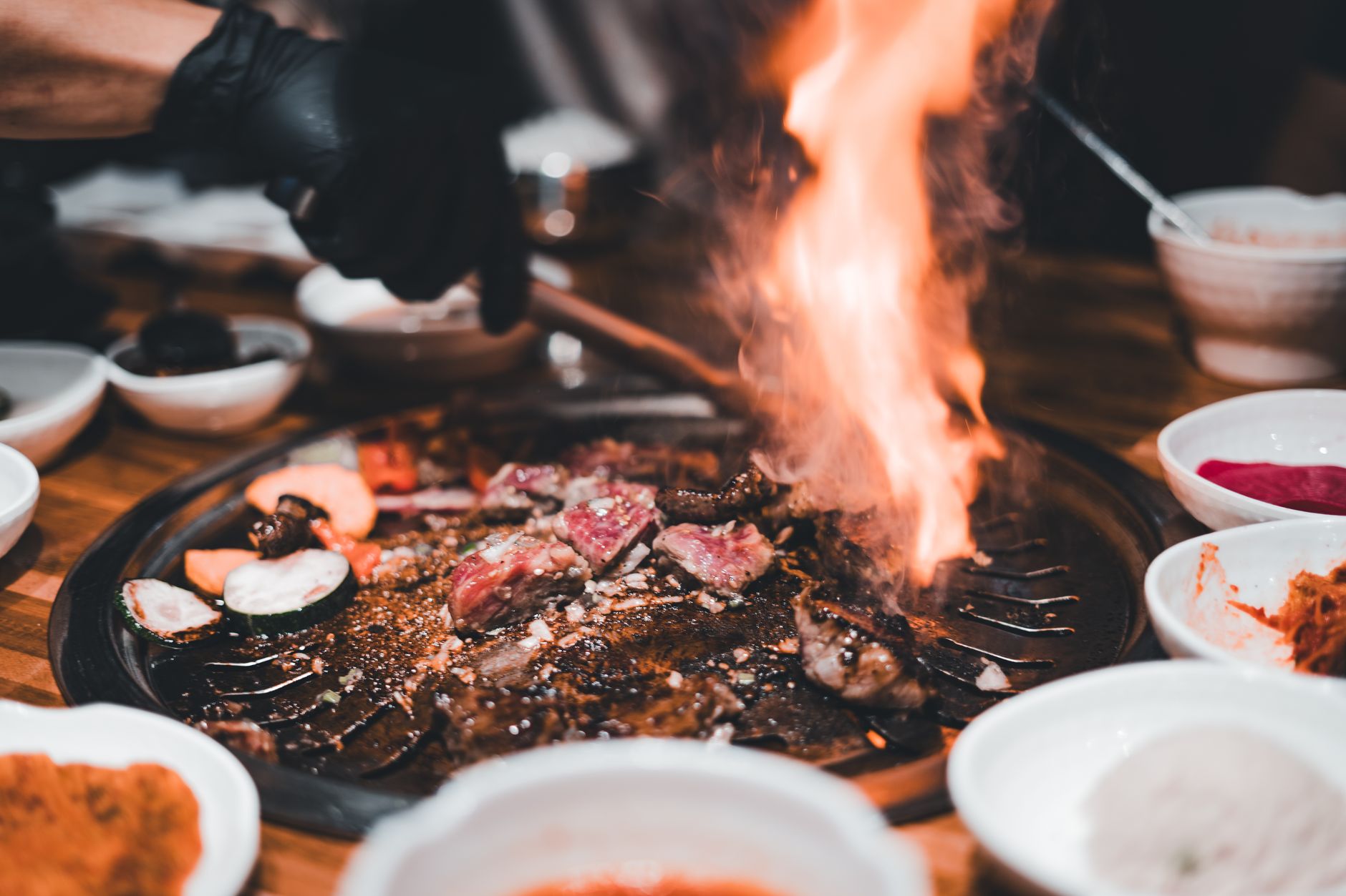 Bulgogi marinated beef